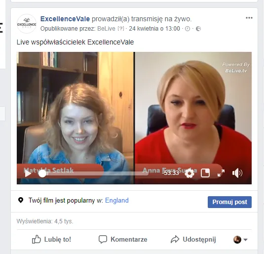 Live stream