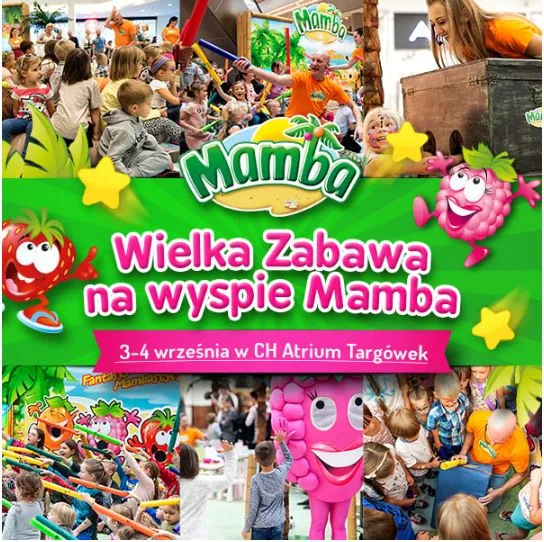 Poster promoting the “Mamba Island” Polish event