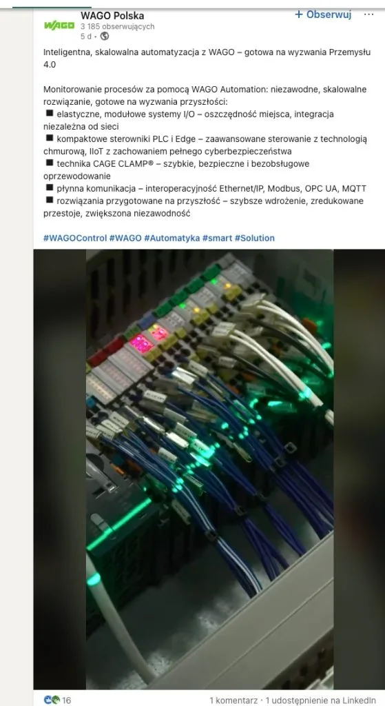 Source: https://www.linkedin.com/company/wago-pl/
