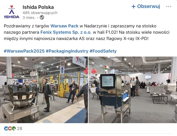 Source: https://www.linkedin.com/showcase/ishida-poland/